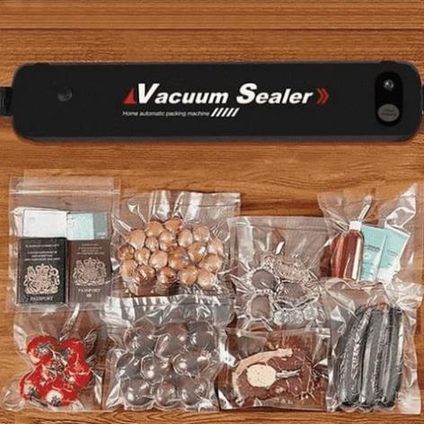 Máy hút chân không mini VACUUM SEALER Công suất 90W  bảo quản thực phẩm - Kèm 10 túi hút