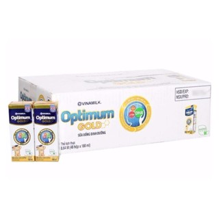 Sữa bột pha sẵn optimum gold - thùng 48 hộp 180ml