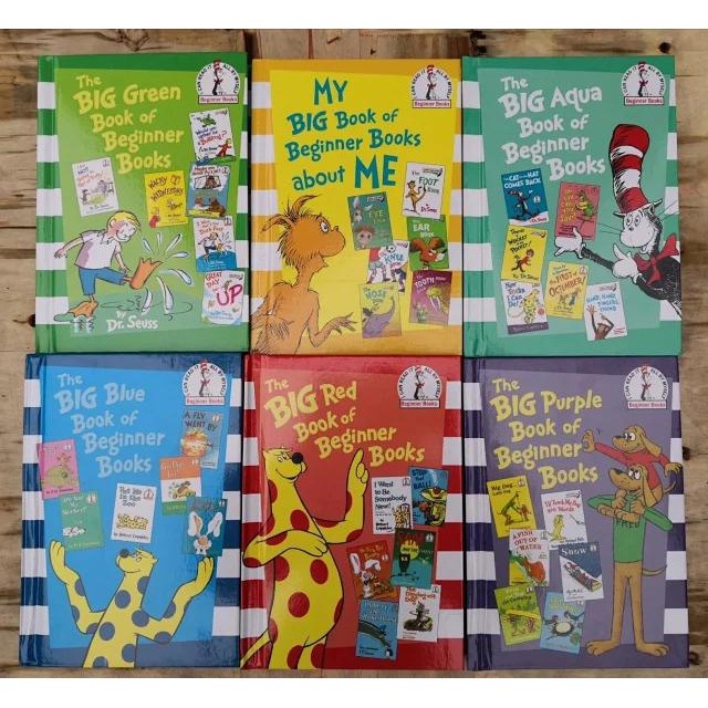 Original - Dr Seuss - The Big Book of BeginnerC (Bộ đẹp 6C bìa cứng)