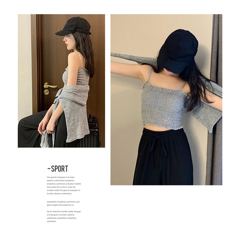 Áo Ống cotton Hai Dây Màu Trắng Đen Có Đệm Điều Chỉnh Được Cho Nữ