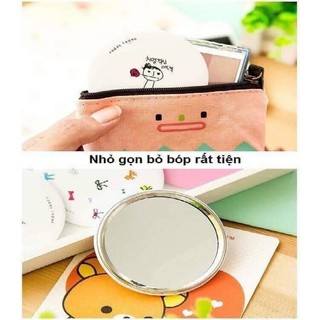 Gương Mini Bỏ Túi Happy Smile