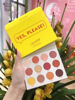 [TẶNG CỌ ĐÁNH MẮT] Bảng Màu Mắt, Phấn Mắt Colorpop Yes Please