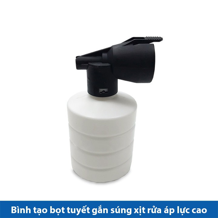 Bình xà bông tạo bọt tuyết máy xịt cao áp 500ml, bình tạo bọt tuyết gắn máy rửa xe 0.5L, nhỏ gọn, linh hoạt C0004-9