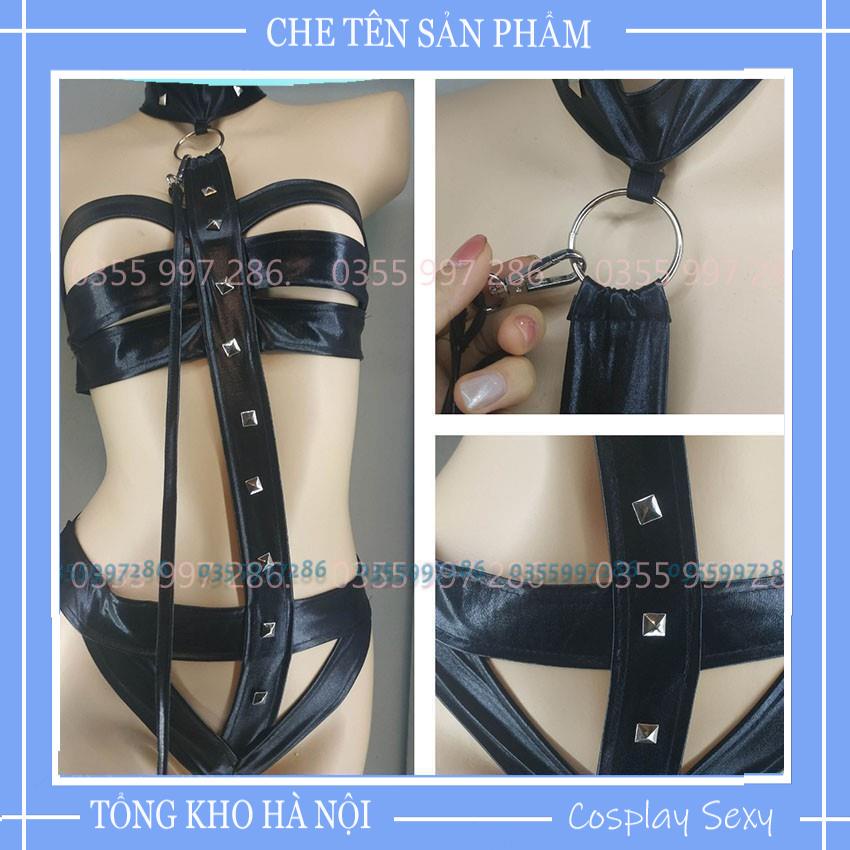 Set Bikini Da Sexy Kèm Xích Cổ Bộ Đồ Lót Gợi Cảm Phong Cách Cá Tính, Mạnh Mẽ, Độc Đáo Da001 TKVN | BigBuy360 - bigbuy360.vn