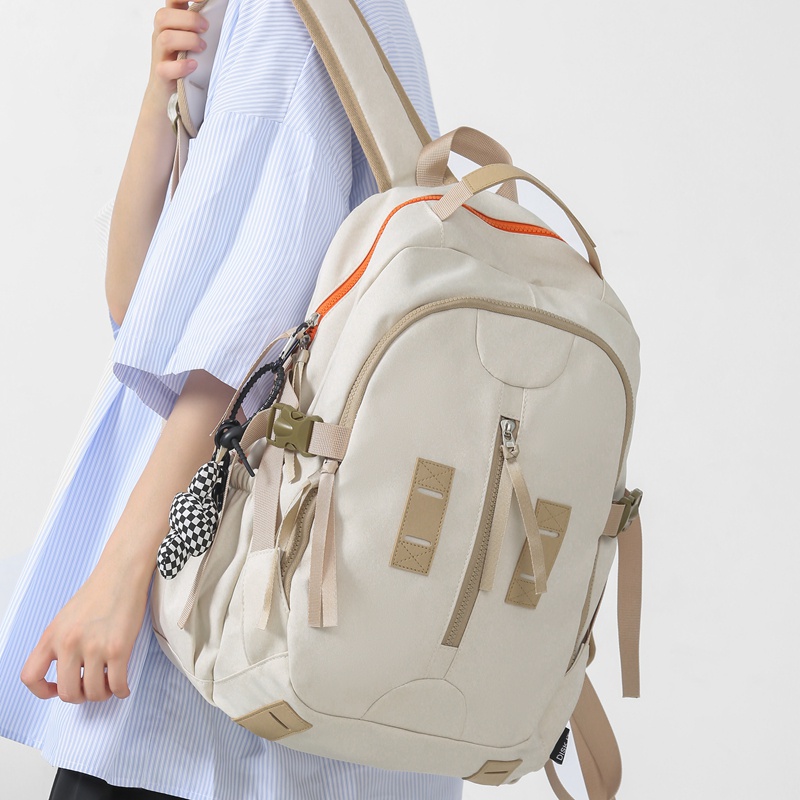 Ba lô PRETTYZYS phong cách ulzzang sức chứa lớn 15.6 inch cho học sinh sinh viên