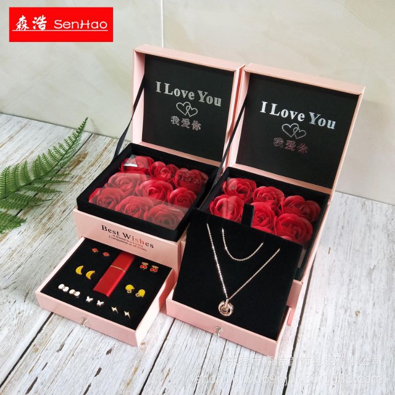Hoa Hồng Sáp Cao Cấp - Hộp Quà Tặng ý nghĩa ngày sinh nhật, ngày cưới, quà tặng ngừoi yêu, bạn gái, tặng vợ, tặng mẹ