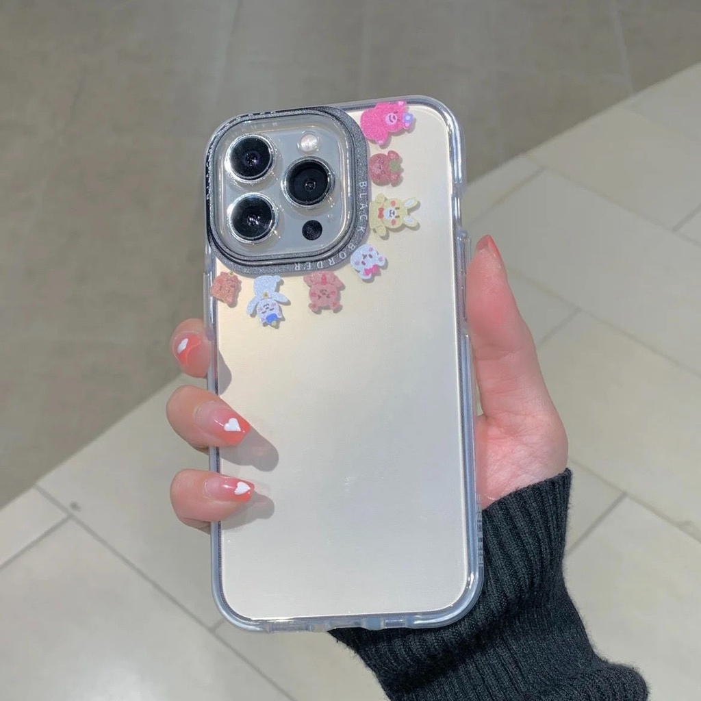 Ốp Điện Thoại Dẻo Trong Suốt Họa Tiết Hoạt Hình Động Vật Dễ Thương Cho iphone 12 13 11 Pro Max X Xs Max Xr