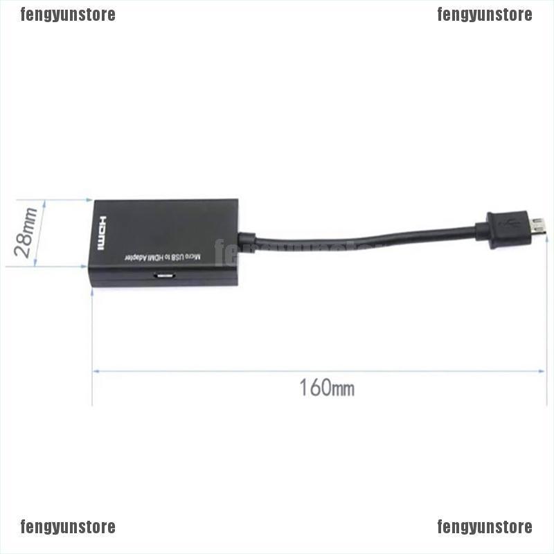 Cáp Chuyển Đổi Micro Usb Sang Hdmi Cho Điện Thoại Thông Minh Hd Tv | BigBuy360 - bigbuy360.vn