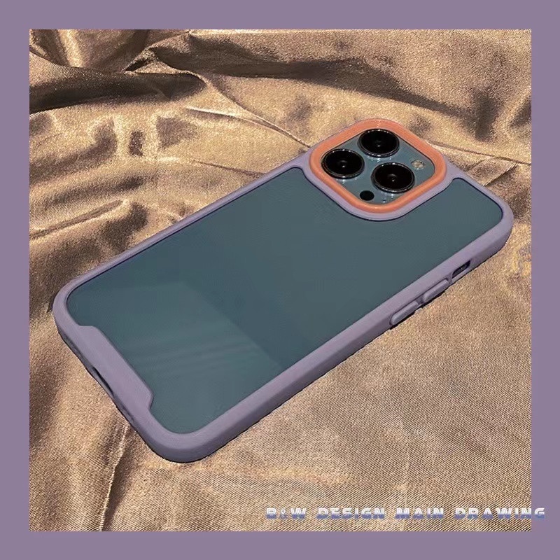 Ốp Điện Thoại Cứng Chống Sốc Màu Macaron Cho iPhone 13 12 11 Pro MAX 7Plus 8Plus X XS MAX XR