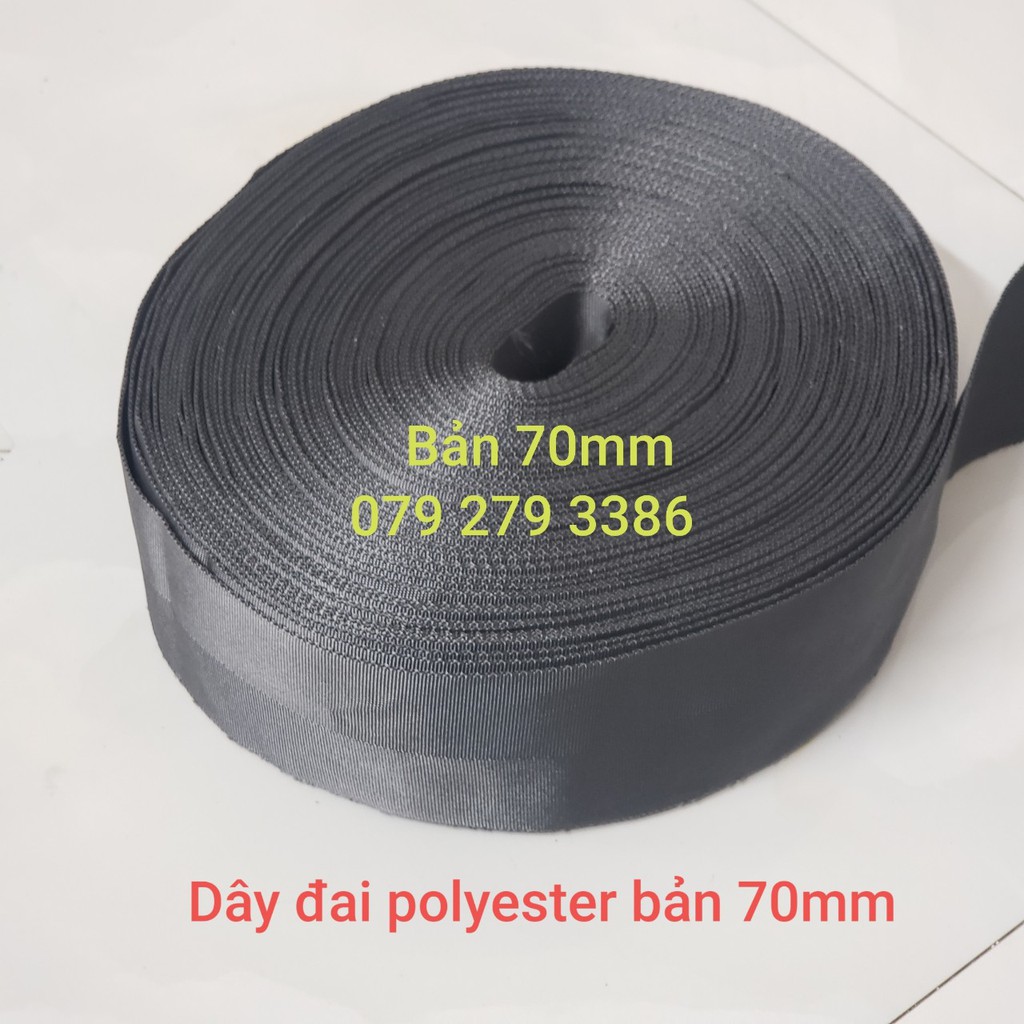 Hàng công ty thanh lý - Dây đai polyester bản 70mm