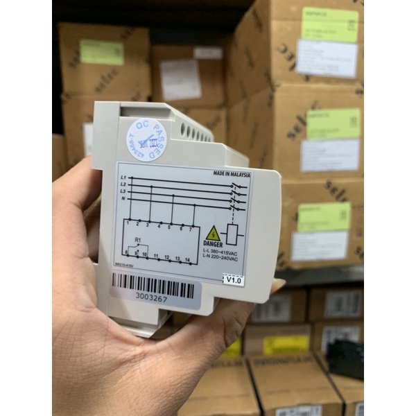 Rơ-le bảo vệ điện áp MX 210-415V MIKRO