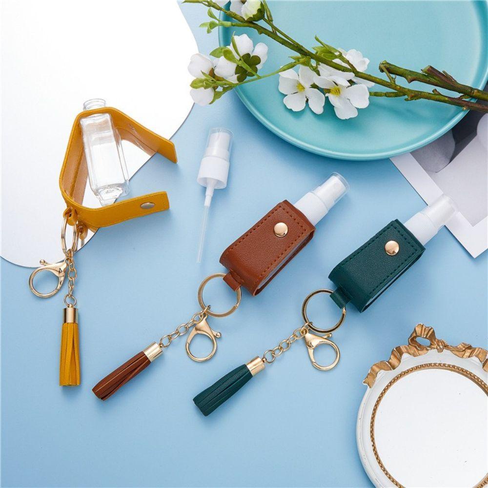 Danilo Chai Xịt Đựng Nước Hoa / Mẫu Thử Bằng Da Có Móc Khóa Tiện Dụng