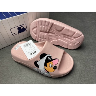 Dép Đúc MLB Chuột Mickey bản mới Bánh Mì Đế Cao 5CM Quai Ngang Nữ ♥️ Hàng Cao Cấp + Fom nhỏ ♥️ thiết kế cá tính