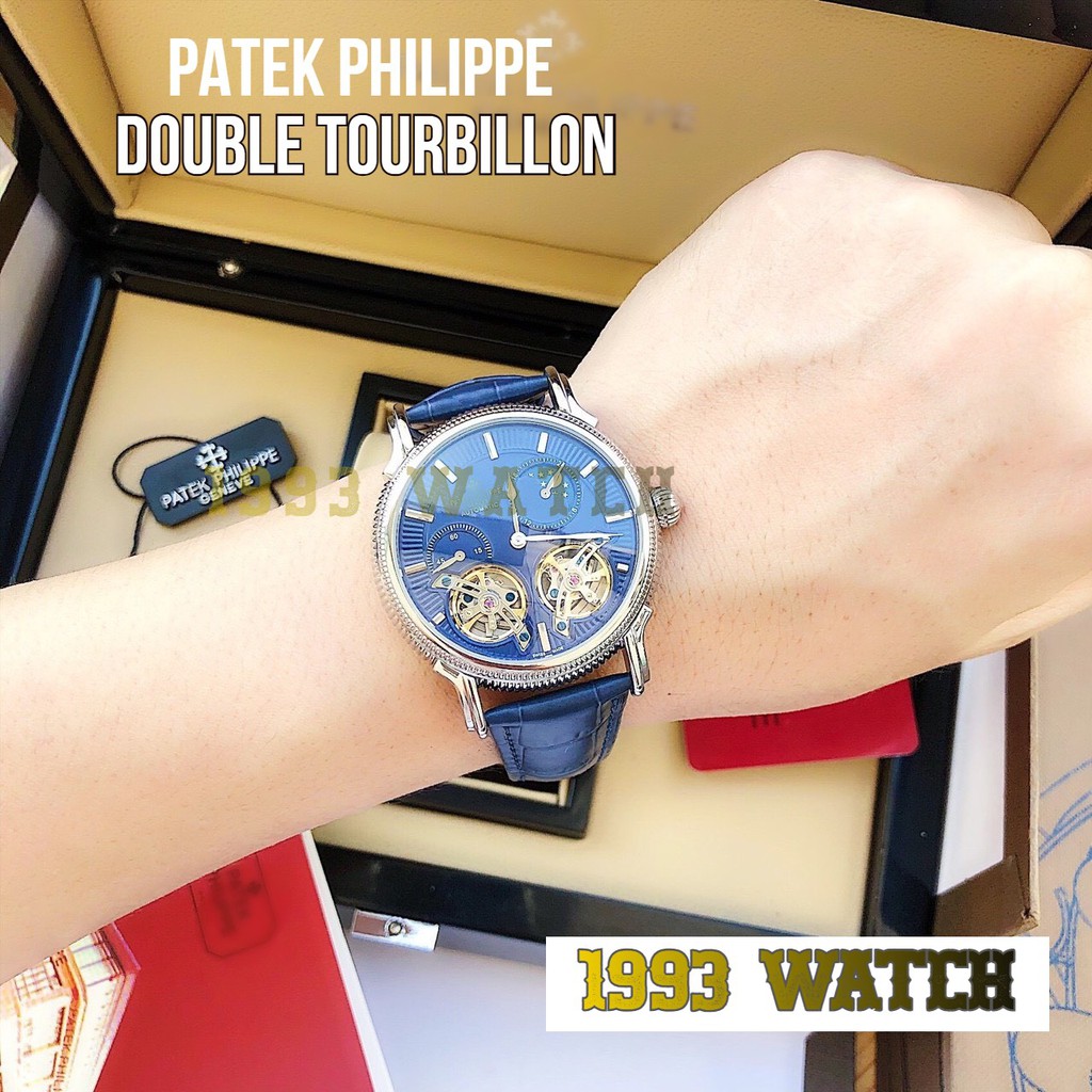 Đồng Hồ Nam Nautilus Double Tourbillon p52388 , Máy Automatic - Cơ , Dây Da , Size 42mm