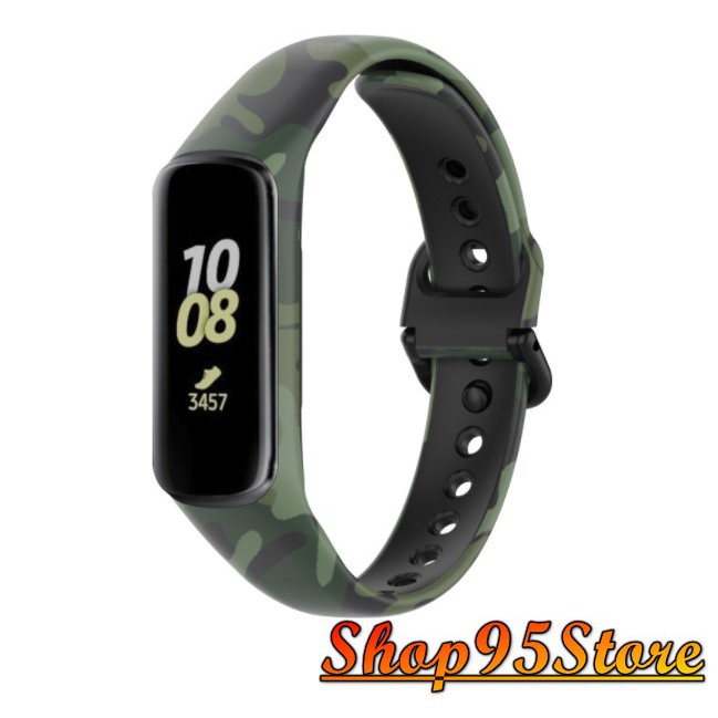 Dây đeo silicon dành cho Samsung Galaxy Fit 2 Fit2 SM-R220 họa tiết rằn ri