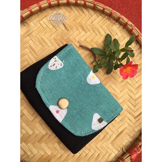 VÍ VẢI HANDMADE SIZE NHỎ ( đựng vừa giấy tờ xe)