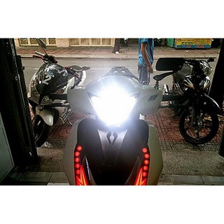 Đèn pha led 6 tim 35w siêu sáng