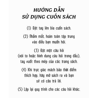 Sách Vị Thần Của Những Quyết Định - The Book Of Answers - Bản Bìa Hồng