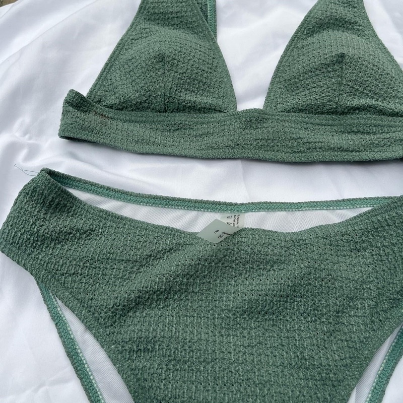 Set bikini 2 mảnh cạp cao