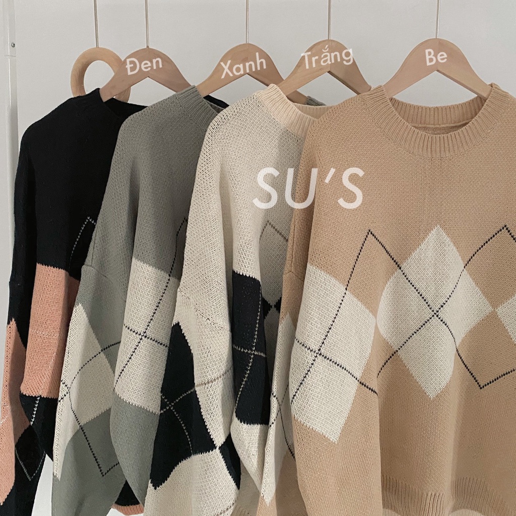 Áo len cổ tròn hoạ tiết zigzac A1982 SUSTORE | BigBuy360 - bigbuy360.vn