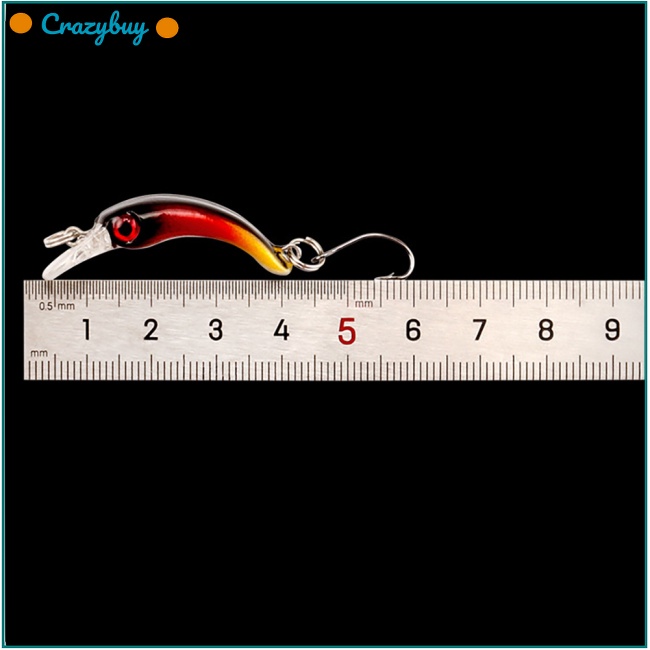 Set 8 Mồi Giả Câu Cá Mini 4cm/1.5g