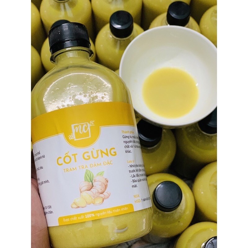 Cốt gừng tràm trà tắm và ngâm chân cho bé
