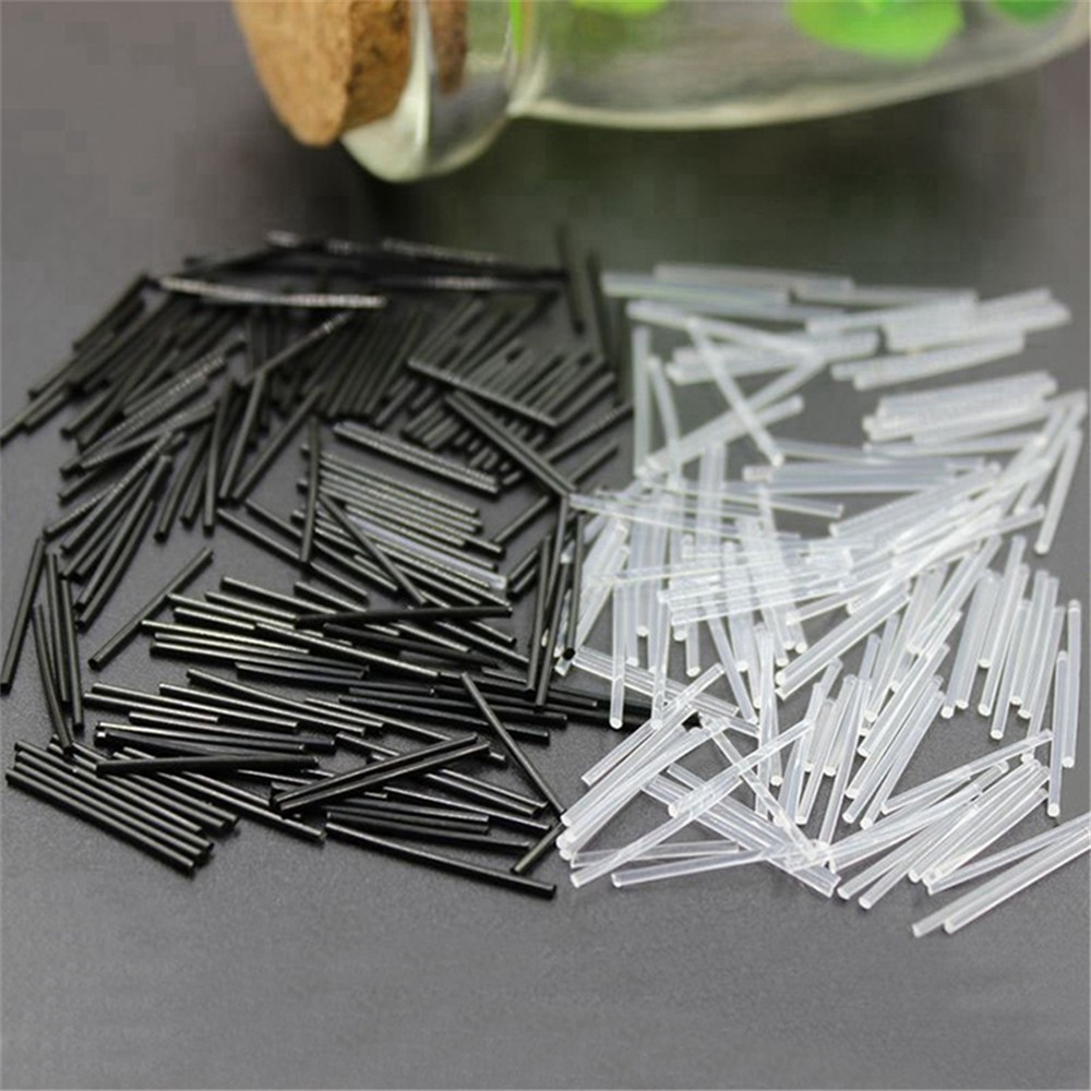 Thanh xỏ tai bằng nhựa màu trong suốt không gây dị ứng tiện dụng
