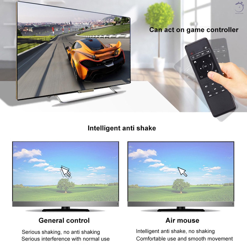 Điều Khiển Từ Xa Không Dây Hcy-63A 2 Trong 1 2.4 Ghz 6 Trục Ir Cho Tv Android