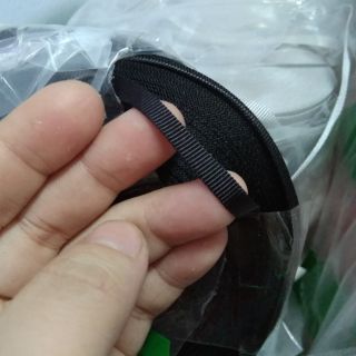 Ruy băng gân 5mm màu đen