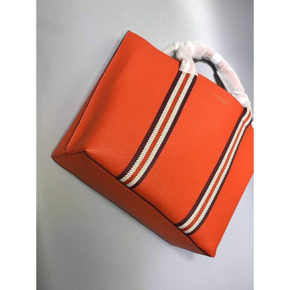 TB perry multi stripe triple- compartment tote 53242