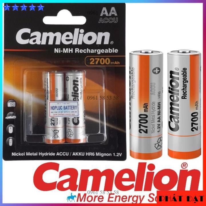 4 viên pin sạc AA Accu 2700mAh Ni-MH Rechargeable Battery 1.2V CAMELION - DSG