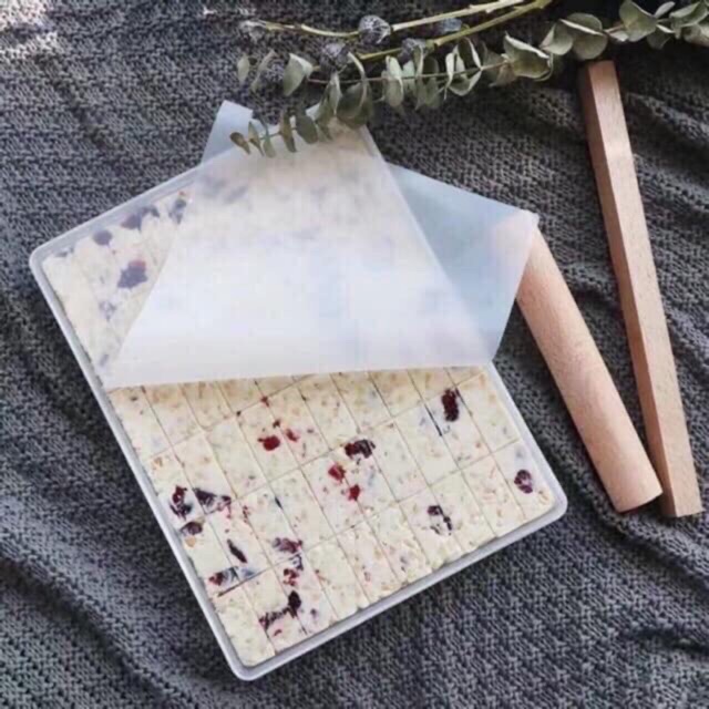 Khuôn làm kẹo Nougat đế rời 60 viên
