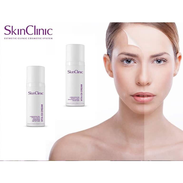 Tinh Chất Giảm Mụn Dành Cho Da Nhờn Dầu Skin Clinic Vita-C8 Cream PMT Cosmetics 50ml