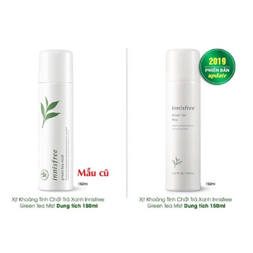 Xịt Khoáng Trà Xanh Innisfree Green Tea Mineral Mist 50ml/150ml