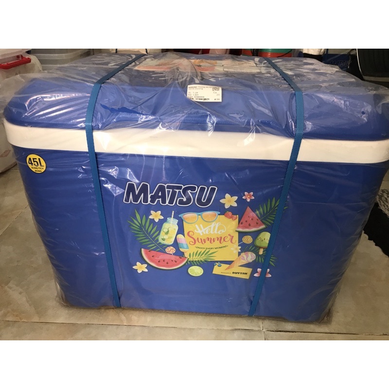 SIÊU SALE ! THÙNG ĐÁ MATSU 45 LÍT NHỰA DUY TÂN CÓ VÒI