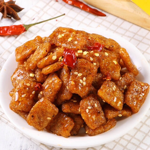 [Sẵn] Bò Chay Sốt Cay Ngọt Gói 20g - Đồ Ăn Vặt Trung Quốc