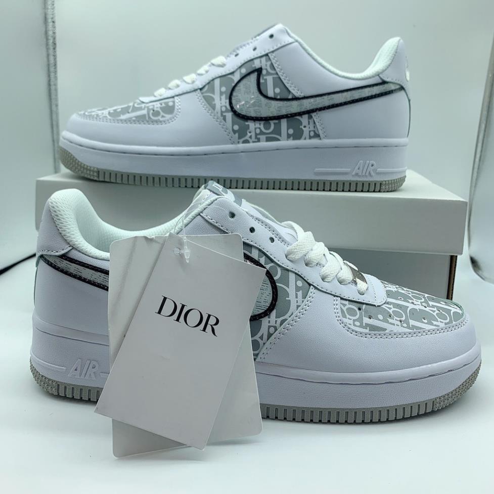 Giày thể thao nike_Dior AF1 đế xám đế đen 🎁hàng chuẩn🎁 đủ size nam nữ Full Box bill