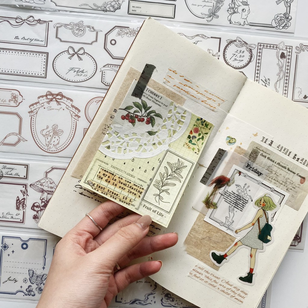 Masking tape khung vintage