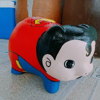 Super man heo - heo đất handmade- kèm hình thật