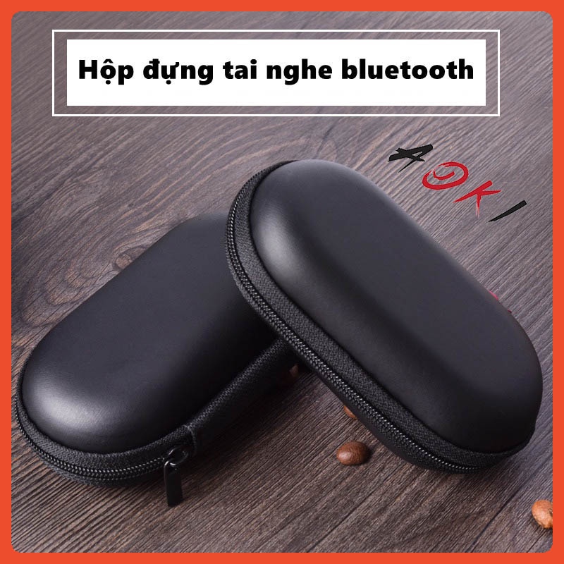 Hộp đựng tai nghe tiện lợi thích hợp cho tai nghe Huawei, Samsung mini