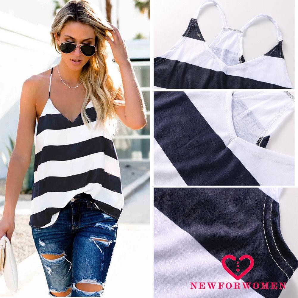 NFW♥Women Summer Vest Top Sleeveless Tee Shirt Blouse Casual Loose Tank Tops T-Shirt