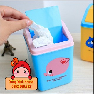 Thùng rác mini hình thú ngộ nghĩnh
