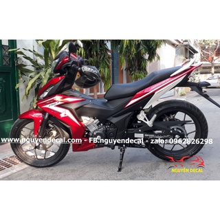Tem xe winner v1 zin đỏ trắng xanh