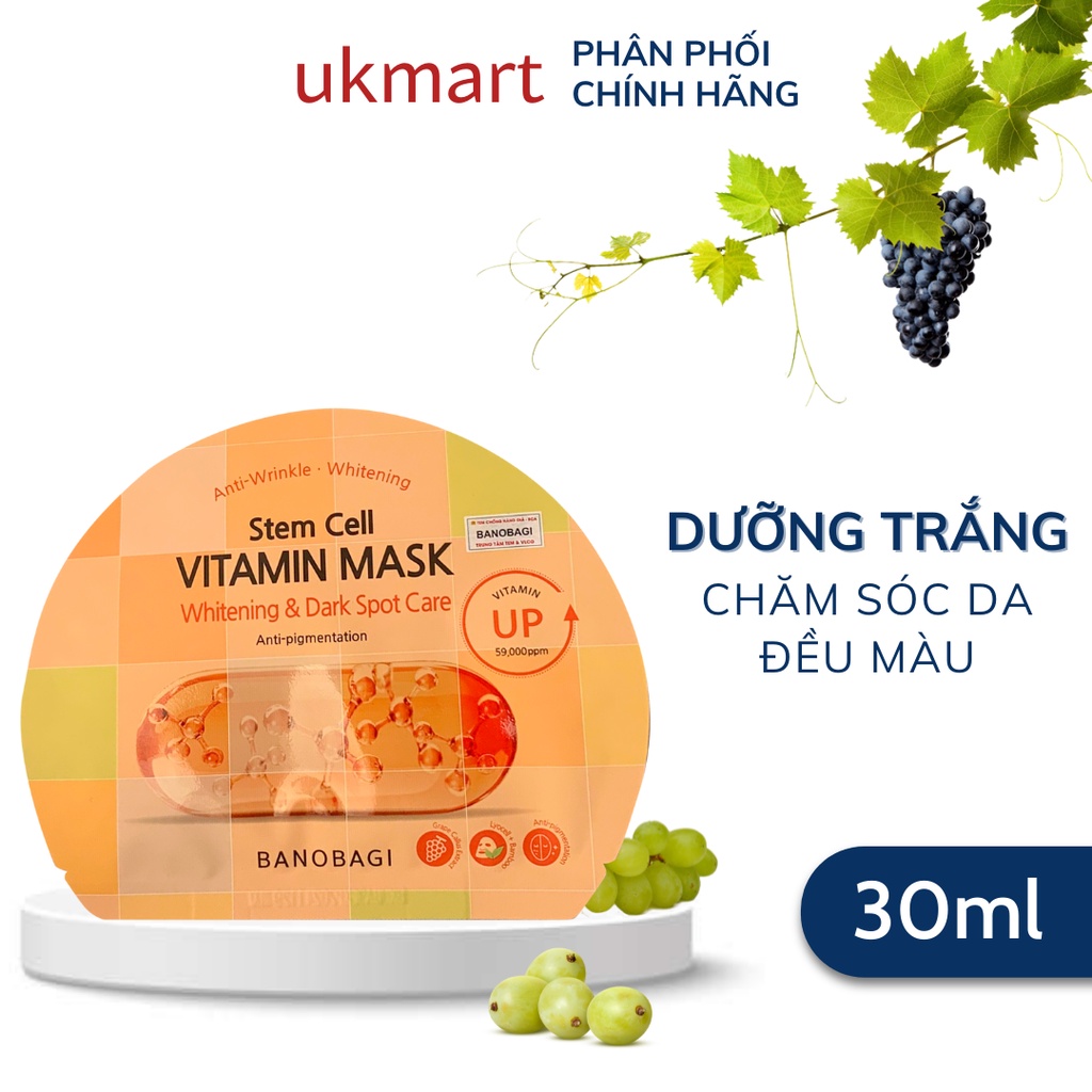 Mặt Nạ Giấy Banobagi Mask Phiên Bản Nâng Cấp 2022
