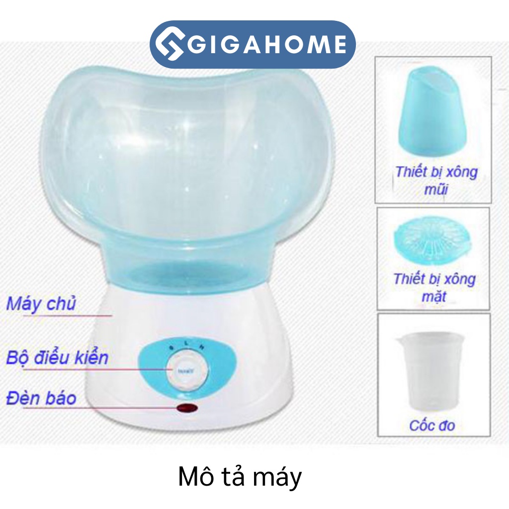 Máy Xông Hơi Mặt Thảo Dược 2 Mức Điều Chỉnh Độ Nóng GIGAHOME 3667