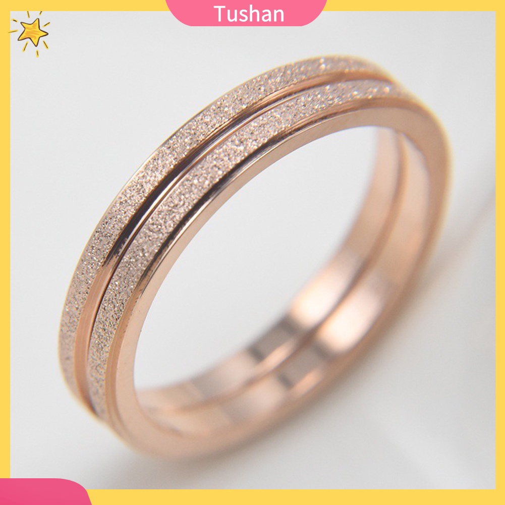 Nhẫn Cưới Bằng Thép Titanium Cho Nam Và Nữ