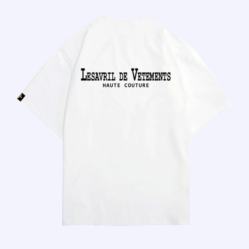 Áo thun Lesavril de Vetements Teddy White