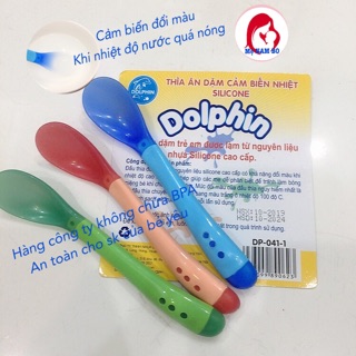 Thìa Ăn Dặm Cảm Biến Nhiệt DOLPHIN♥️ Không BPA An Toàn tuyệt đối cho bé yêu