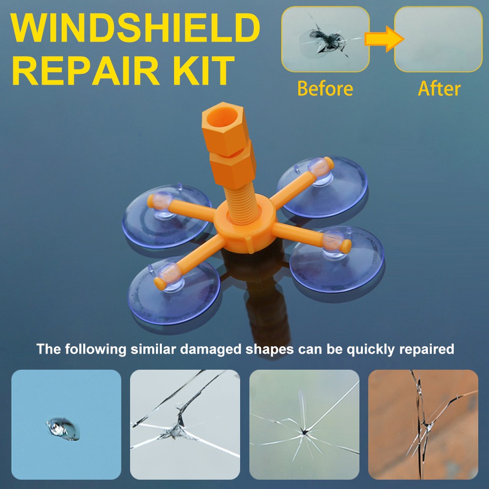 Bộ dụng cụ sửa chữa vết nứt PECHAM cho kính chắn gió xe hơi DIY
