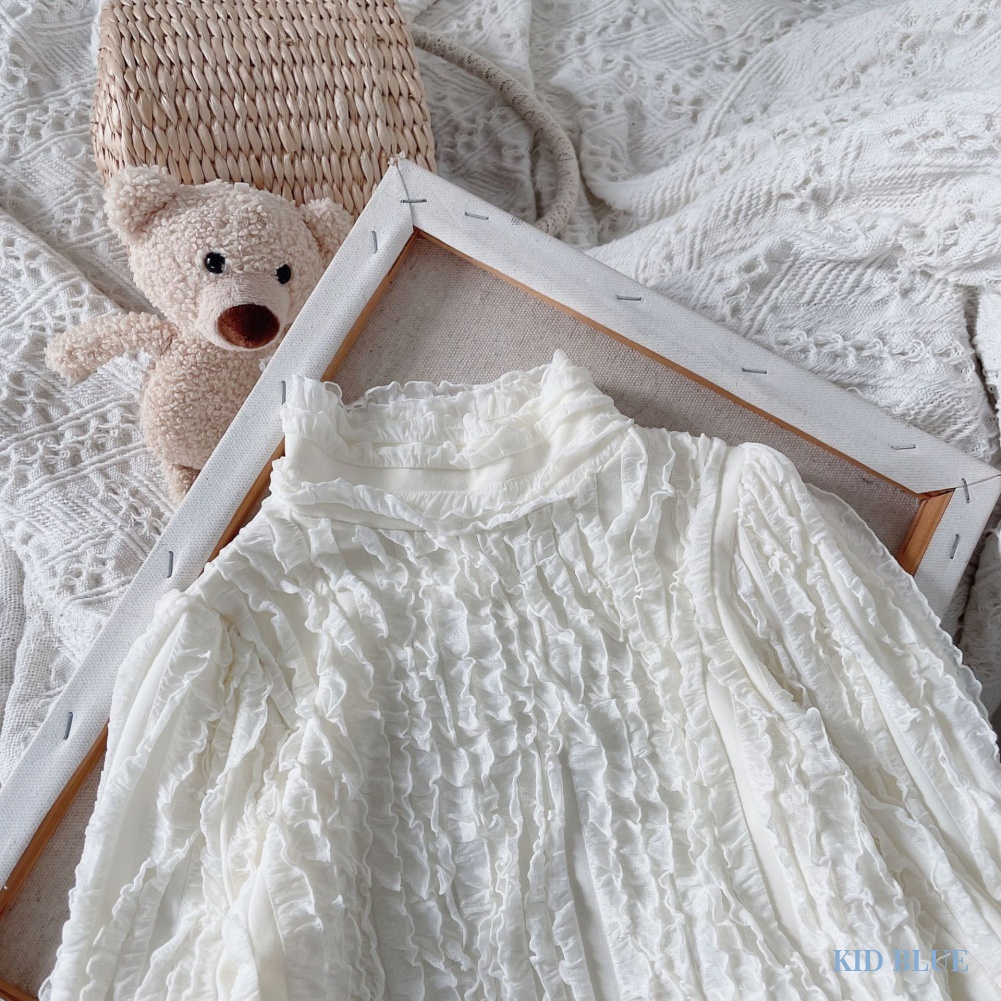 Áo Sơ Mi Mùa Thu Hàn Quốc Dễ Phối Đồ Cho Bé Gái